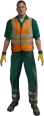 Trash Collector (s_m_y_garbage) GTA V ped model
